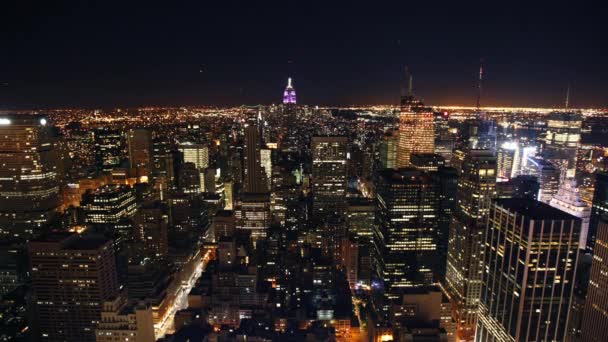 Circa 2007 Time Lapse Shot Van New York City Skyline — Stockvideo