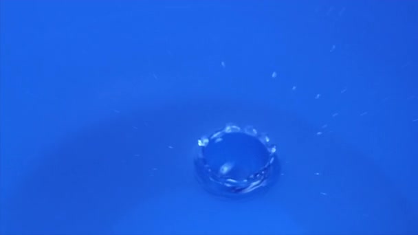 Water Drop Slow Motion — Stock Video