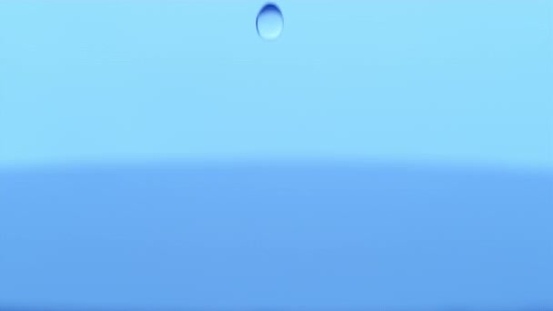 Queda Água Câmera Lenta — Vídeo de Stock