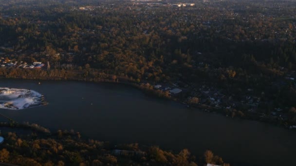 Aerial Shot Oregon City Oregon Ultra — Stock Video