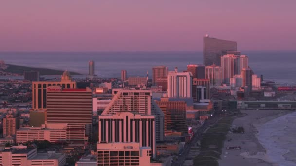 Atlantic City New Jersey Circa 2017 Luchtfoto Van Atlantic City — Stockvideo