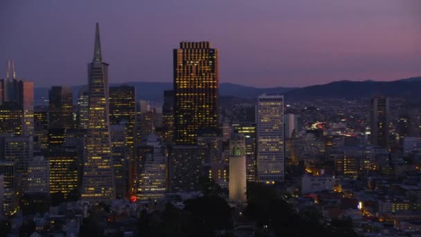 San Francisco Hava Görüntüleri Kaliforniya Abd — Stok video