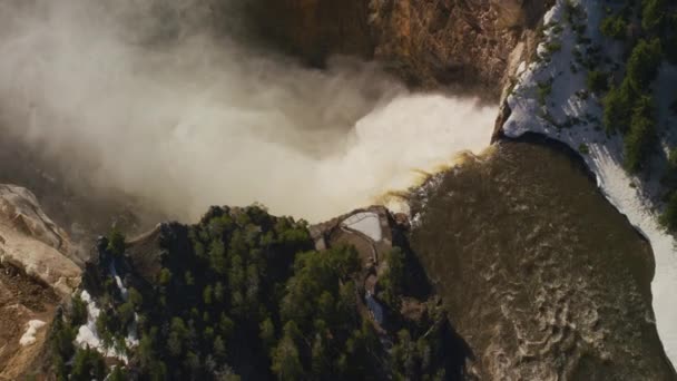 Parque Nacional Yellowstone Wyoming Vista Aérea Del Parque Nacional Yellowstone — Vídeo de stock