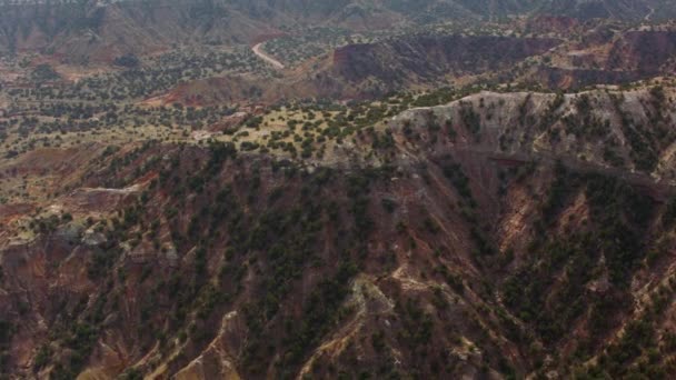 Cañón Palo Duro Atardecer Amarillo Texas — Vídeo de stock