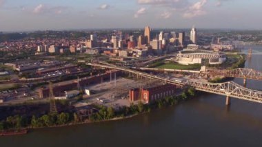 Cincinnati, Ohio 'nun havadan görünüşü