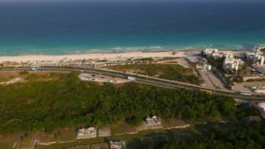 Cancun, Meksika: Adanın yukarısından görüntüler 