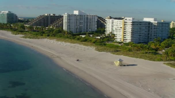 Widok Lotu Ptaka Miami Beach Floryda — Wideo stockowe