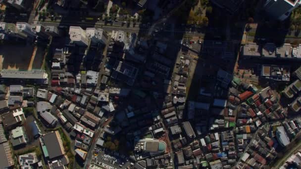 Tokio Japan Circa 2018 Overhead Luchtfoto Van Het Centrum Van — Stockvideo