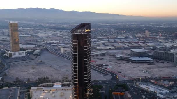 Las Vegas Nevada Noviembre 2014 Vista Aérea Las Torres Wynn — Vídeo de stock