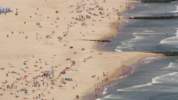 New Jersey Circa 2017 Fotografia Aérea Costa Jersey Voando Direção — Vídeo de Stock