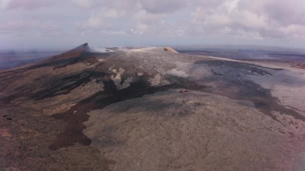 Big Island Hawaii Circa 2018 Vista Aérea Del Volcán Lauea — Vídeo de stock