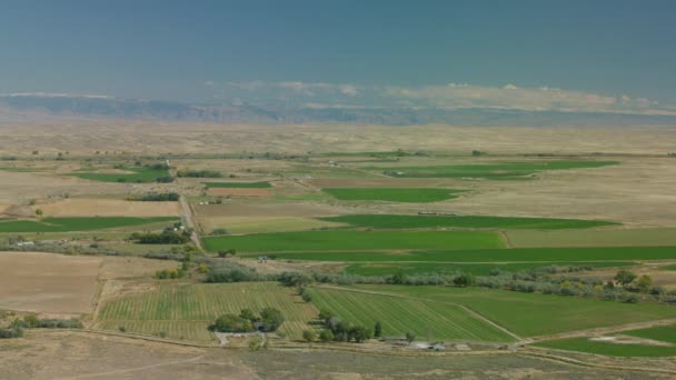 Montana Beautiful Highland Scene Aerial Footage — Stock Video