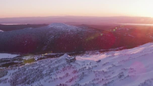 Oregon 2018 Luftaufnahme Des Junggesellenabschied Bei Sonnenaufgang Aufnahme Aus Dem — Stockvideo