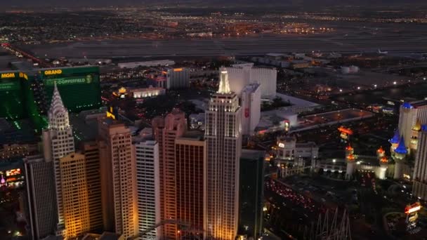 Las Vegas Nevada Eua Novembro 2014 Vista Aérea Las Vegas — Vídeo de Stock