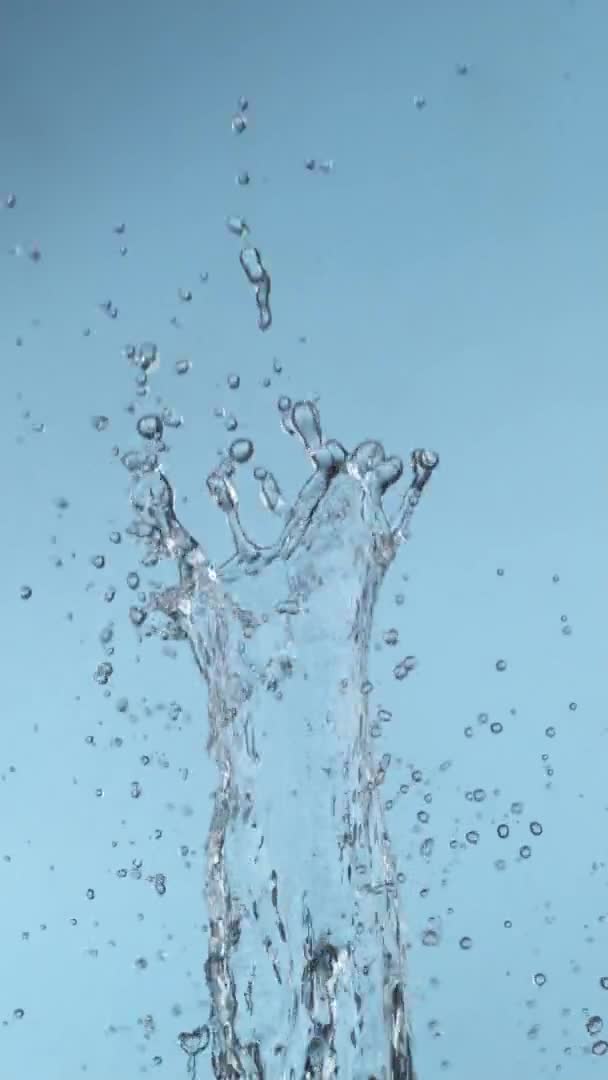 Waterspatten Slow Motion Opname Met Phantom Flex Bij 1000 Frames — Stockvideo