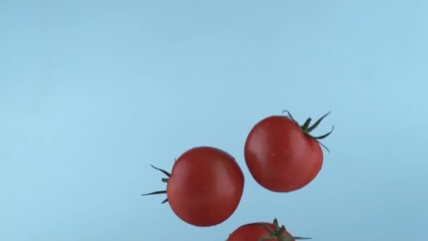 番茄慢动作飞行 以每秒1000帧的速度用幻影Flex 4K拍摄 — 图库视频影像