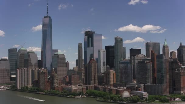 New York City New York Sekitar Tahun 2017 Aerial Shot — Stok Video