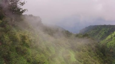 Maui, Hawaii 2018 dolaylarında. Maui kıyı şeridi boyunca uçurumların havadan görünüşü. Cineflex ve RED Epic-W Helyum ile çekilmiştir..