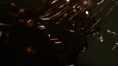 Kıvılcımlar, ağır çekim, Phantom Flex 4K 'de çekim