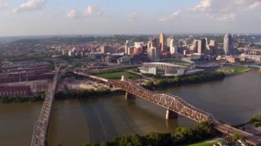 Cincinnati, Ohio 'nun havadan görünüşü