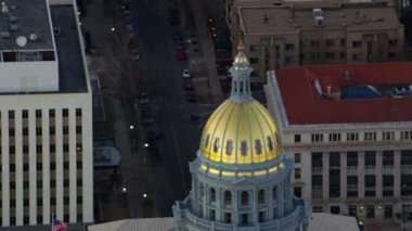 Denver, Colorado - 2017 dolaylarında Colorado Eyalet Binası 'nın havadan görünüşü