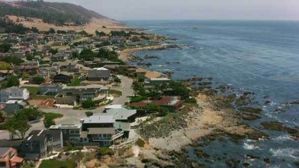 Kalifornien 2017 Luftaufnahme Der Zerklüfteten Kalifornischen Küste Gedreht Mit Cineflex — Stockvideo