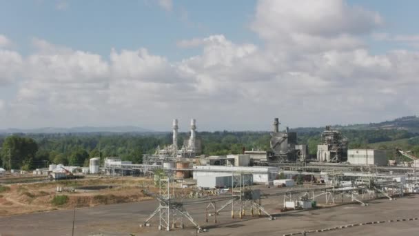 Newberg Oregon Circa 2018 Vista Aérea Una Fábrica Abandonada — Vídeo de stock