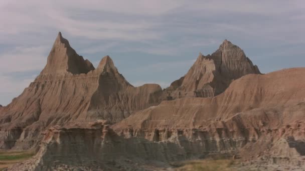 Nationaal Park Badlands Zuid Dakota — Stockvideo