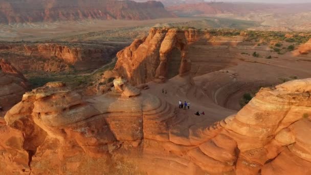 Lever Soleil Delicate Arch Parc National Des Arches Utah — Video