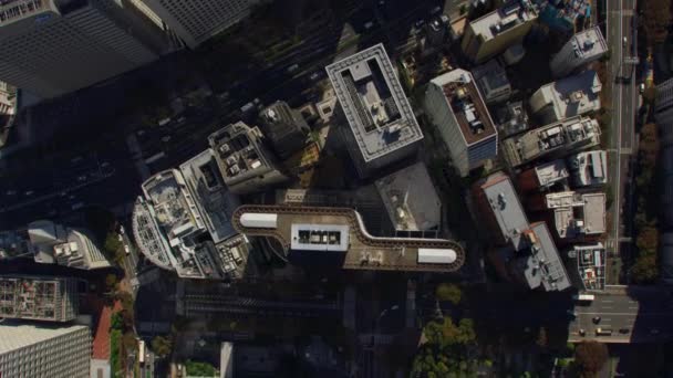 Tokyo Japonya 2018 Dolaylarında Shinjuku Tokyo Daki Şehir Merkezindeki Binaların — Stok video