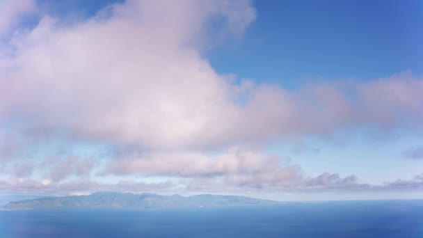 Оаху Гаваї Близько 2018 Року Повітряний Вид Хмар Над Тихим — стокове відео