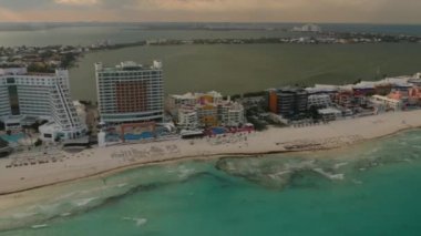 Cancun, Meksika: Adanın yukarısından görüntüler 