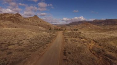 Oregon Boyalı Tepeler 'in havadan görünüşü