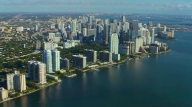 Miami, florida havadan görünümü