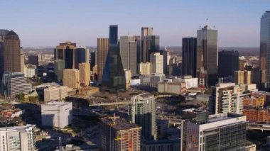 Dallas, Teksas - 2017 dolaylarında: Dallas, Teksas 'ın havadan görünüşü