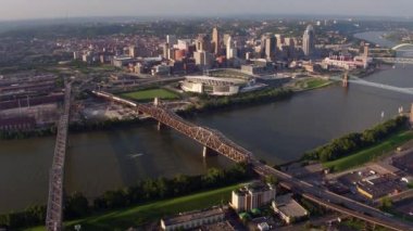 Cincinnati, Ohio 'nun havadan görünüşü