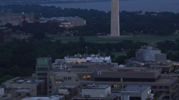 Washington Circa 2017 Aerial Odhalil Bílý Dům Ulice Shot Cineflexem — Stock video