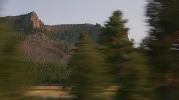 Yellowstone National Park Cirka 2018 Körning Genom Vacker Natur — Stockvideo