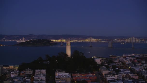 Letecké Záběry San Franciska Kalifornie Usa — Stock video