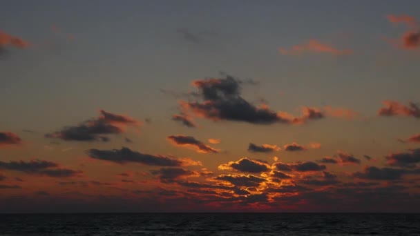Sonnenaufgang Über Der Karibik — Stockvideo