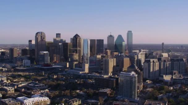 Dallas Texas Circa 2017 Veduta Aerea Dallas Texas — Video Stock