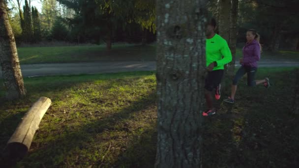 Dışarıya Koşan Insanların Fantom Flex Çekimleri Yavaş Çekim — Stok video