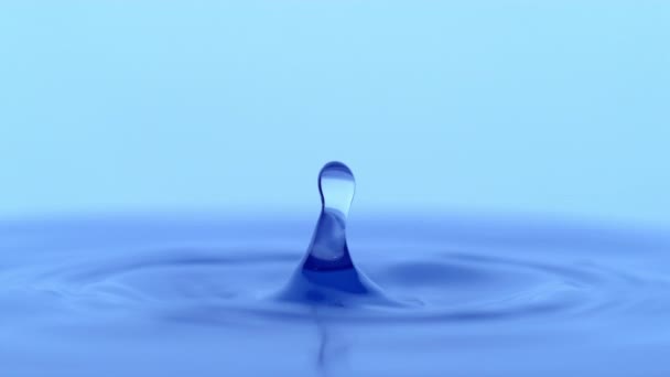 Waterdruppel Slow Motion — Stockvideo