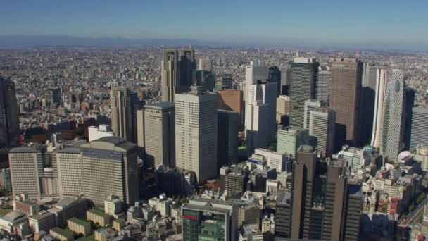 Tokyo Jepang Sekitar Tahun 2018 Pemandangan Udara Daerah Pusat Kota — Stok Video