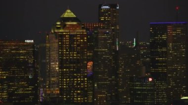 Dallas, Teksas - 2017 dolaylarında: Dallas şehir merkezinin yakın çekim görüntüleri, Teksas binaları