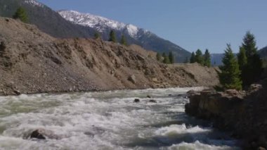 Yellowstone Ulusal Parkı doğanın hava görüntüleri, ABD