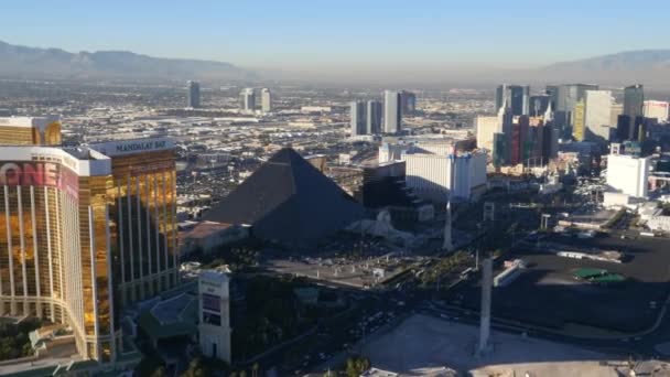 Las Vegas Nevada Usa Listopadu 2014 Daytime Air View Las — Stock video