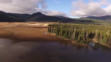 Sparks Lake, Oregon 'un havadan görüntüsü