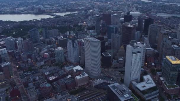 Luftaufnahme Von Boston Massachusetts — Stockvideo