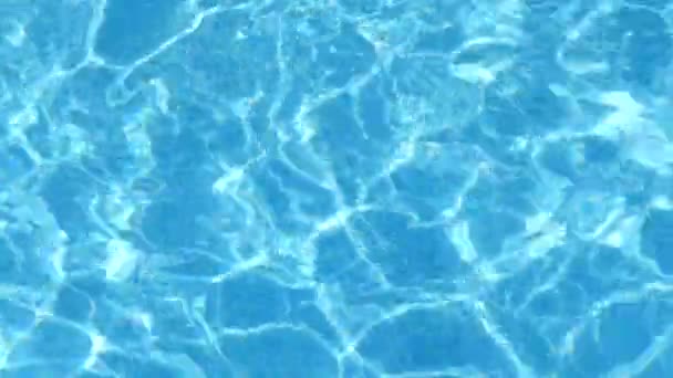 Pool Wasser Hintergrund Textur — Stockvideo